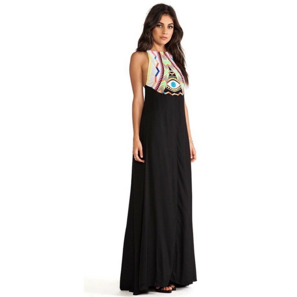 Mara Hoffman Evil Eye Embroidered Maxi Size Small